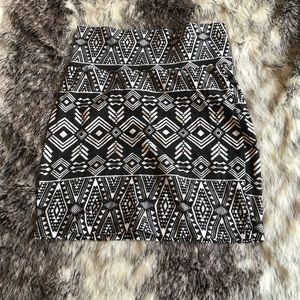 Charlotte Russe Tribal BodyCon Skirt